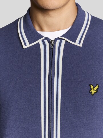 Lyle & Scott Gebreid vest in Blauw