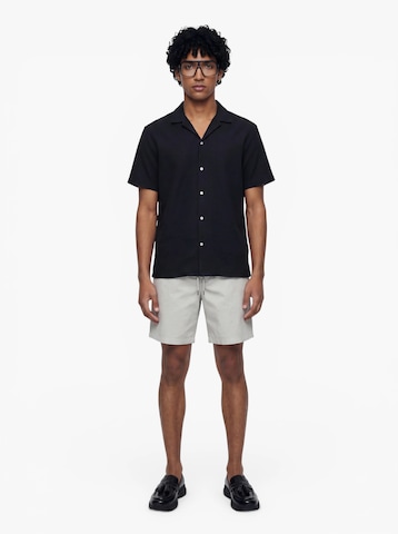 JACK & JONES Regular Fit Hemd 'JORMONTAUK' in Schwarz