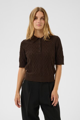 Part Two - Pullover 'Cinia' em castanho: frente