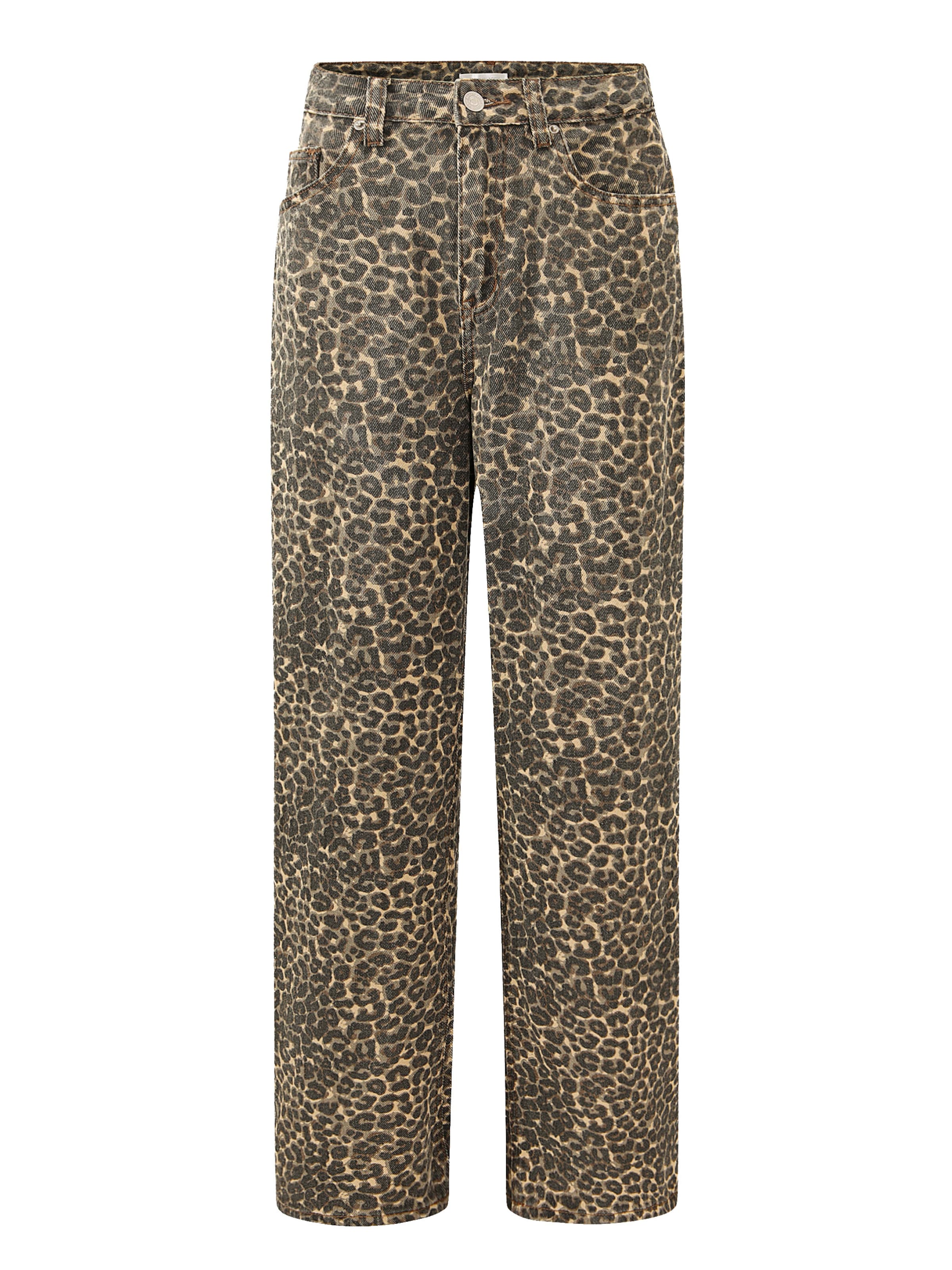 SASSYCLASSY Loosefit Jeans‌‌‌‌‌ in Braun: Vorderseite