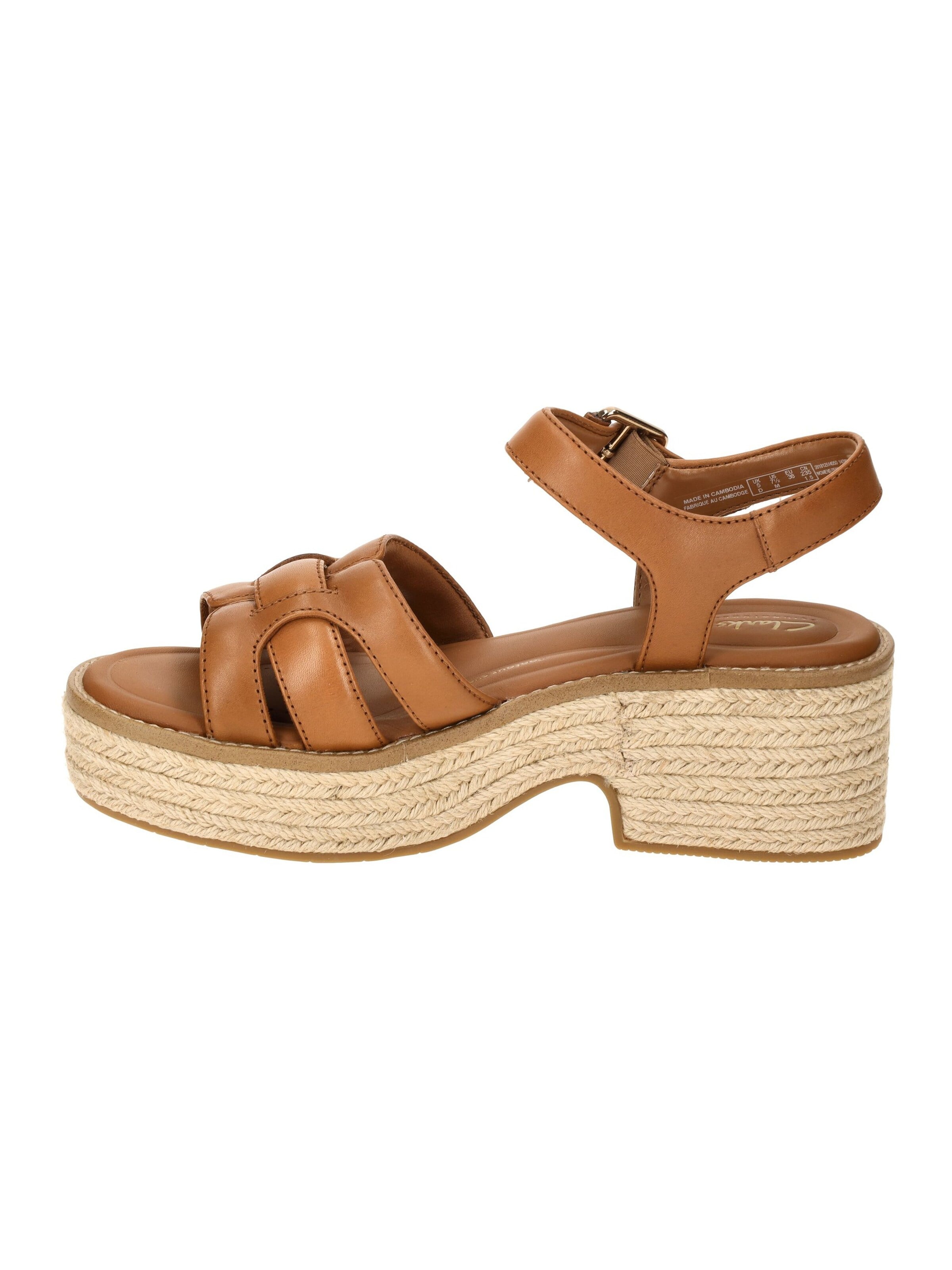 CLARKS Sandale 'Coledale 26181251'‌‌‌‌‌ in Braun: Vorderseite