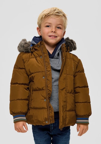 s.Oliver Winter Jacket in Brown: front