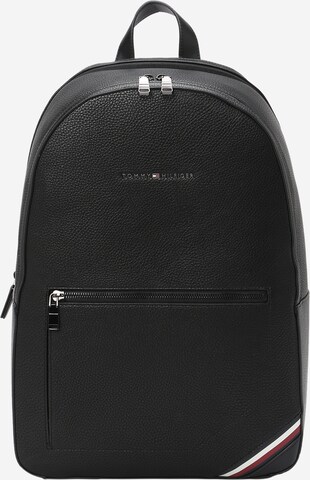 TOMMY HILFIGER Backpack 'Central' in Black: front