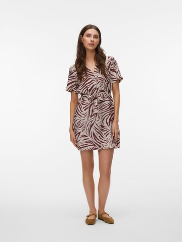 VERO MODA Blousejurk 'JOSIE' in Beige: voorkant