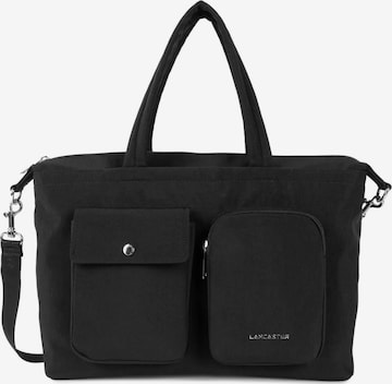 LANCASTER ParisRučna torbica 'Lancaster Sac à main bowling Zippé Basic Pocket Noir' - crna boja: prednji dio