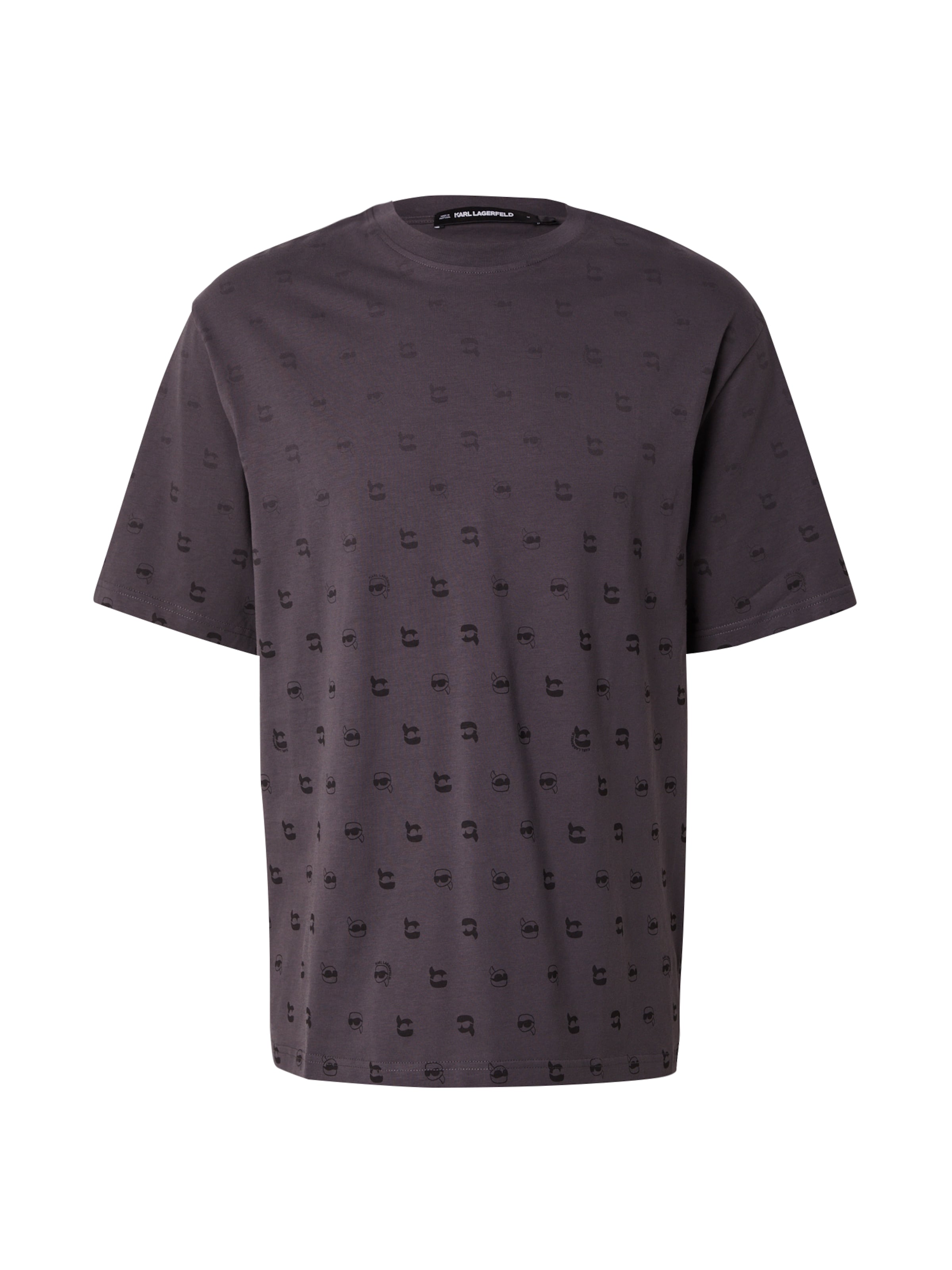 Tricou de la Karl Lagerfeld pe negru: față