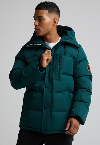 Veste d’hiver 'OSHAWA 2.0' Zavetti Canada en vert : sur le côté