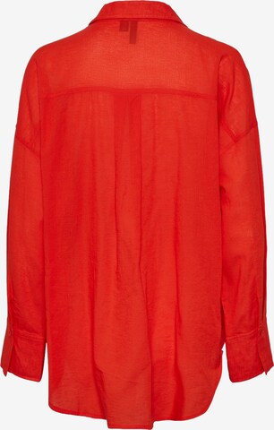 PIECES Bluse 'MATINKA' in Rot