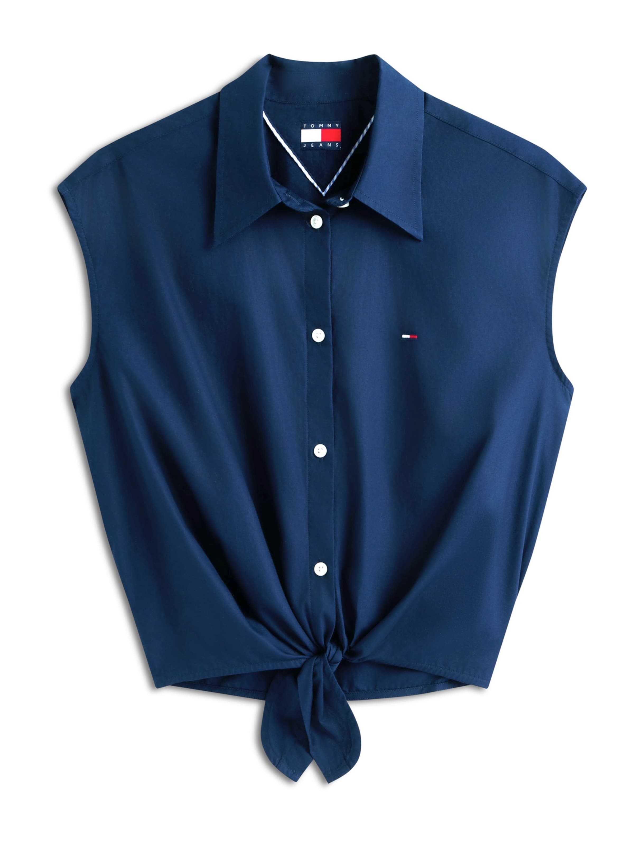 Tommy Jeans Blúz - kék: elől