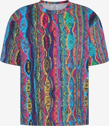 Carlo Colucci Shirt 'De Michel' in Gemengde kleuren: voorkant