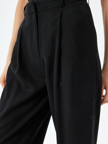 Koton Wide Leg Hose in Schwarz