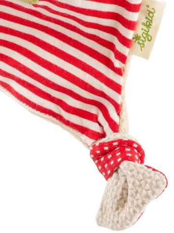 SIGIKID Kuscheltiere 'Schnuffeltuch Natural Stripes Green Collection'‌‌ in Rot