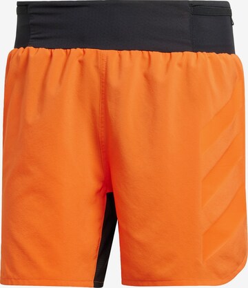 ADIDAS TERREX Workout Pants 'Agravic' in Orange: front