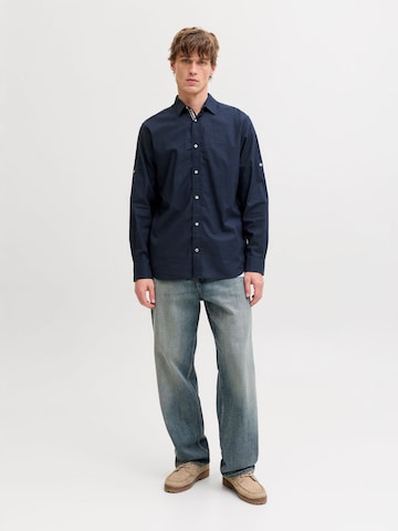 Regular fit Camicia di JACK & JONES in blu