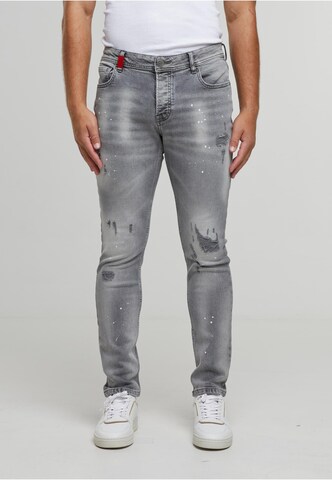 2Y Premium Slim fit Jeans 'Carlos' in Grey