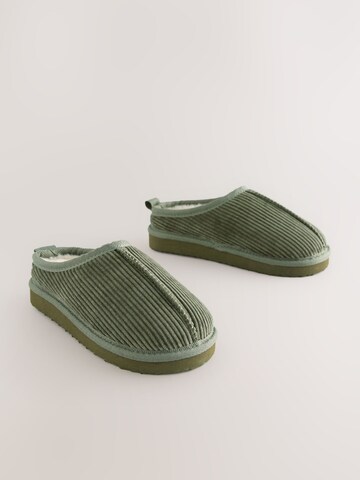 Pantoufle Next en vert
