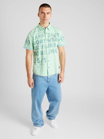 CAMP DAVID Regular Fit Hemd in Blau