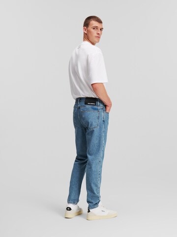 Karl Lagerfeld Tapered Jeans i blå