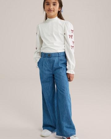 WE Fashion - Camiseta en blanco