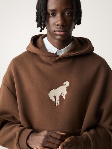 Sweat-shirt Pull&Bear en marron