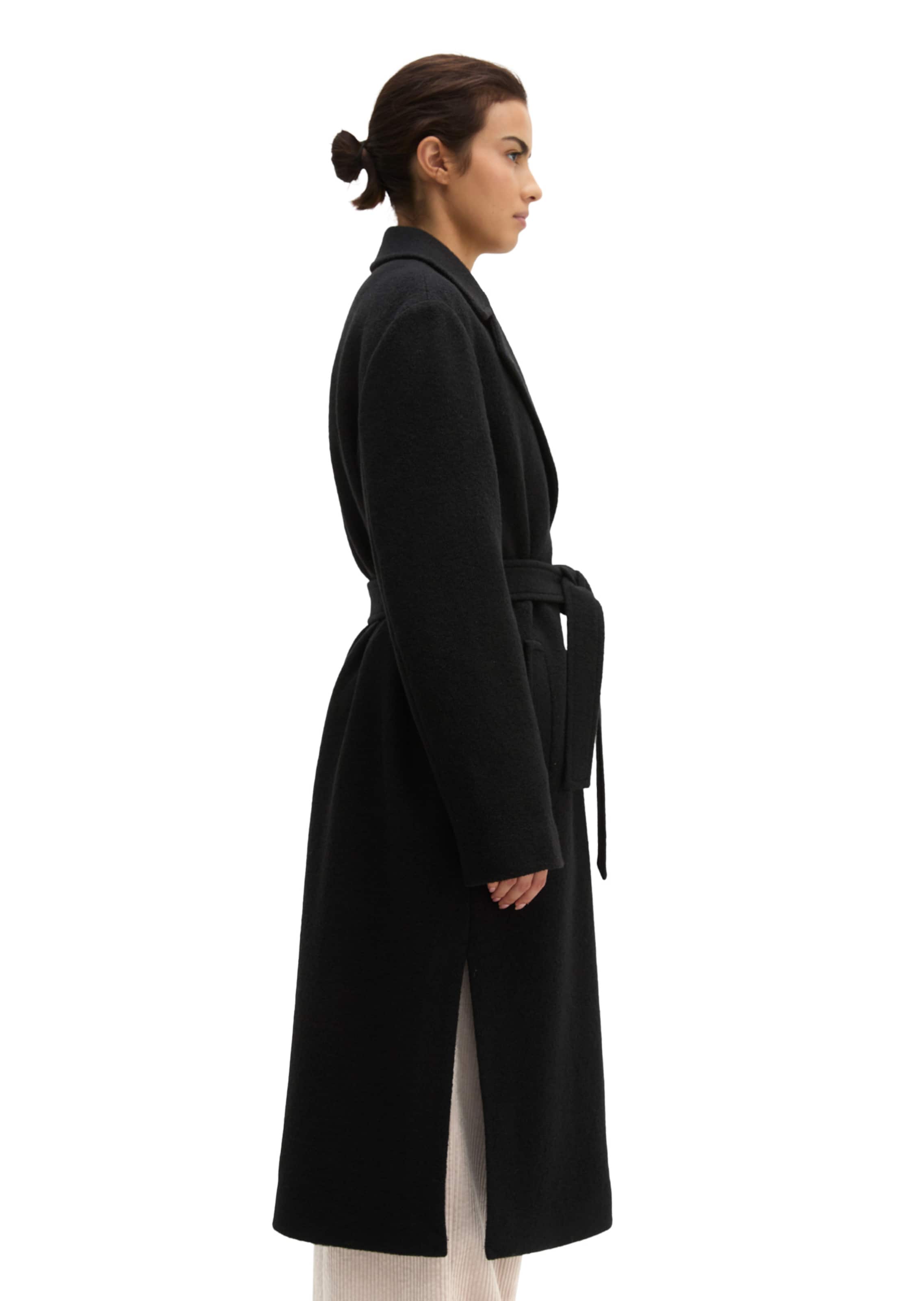Marc O'Polo Wintermantel in Schwarz