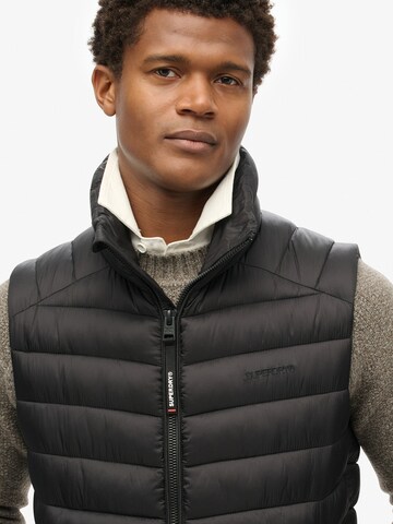 Superdry Weste 'Fuji' in Schwarz