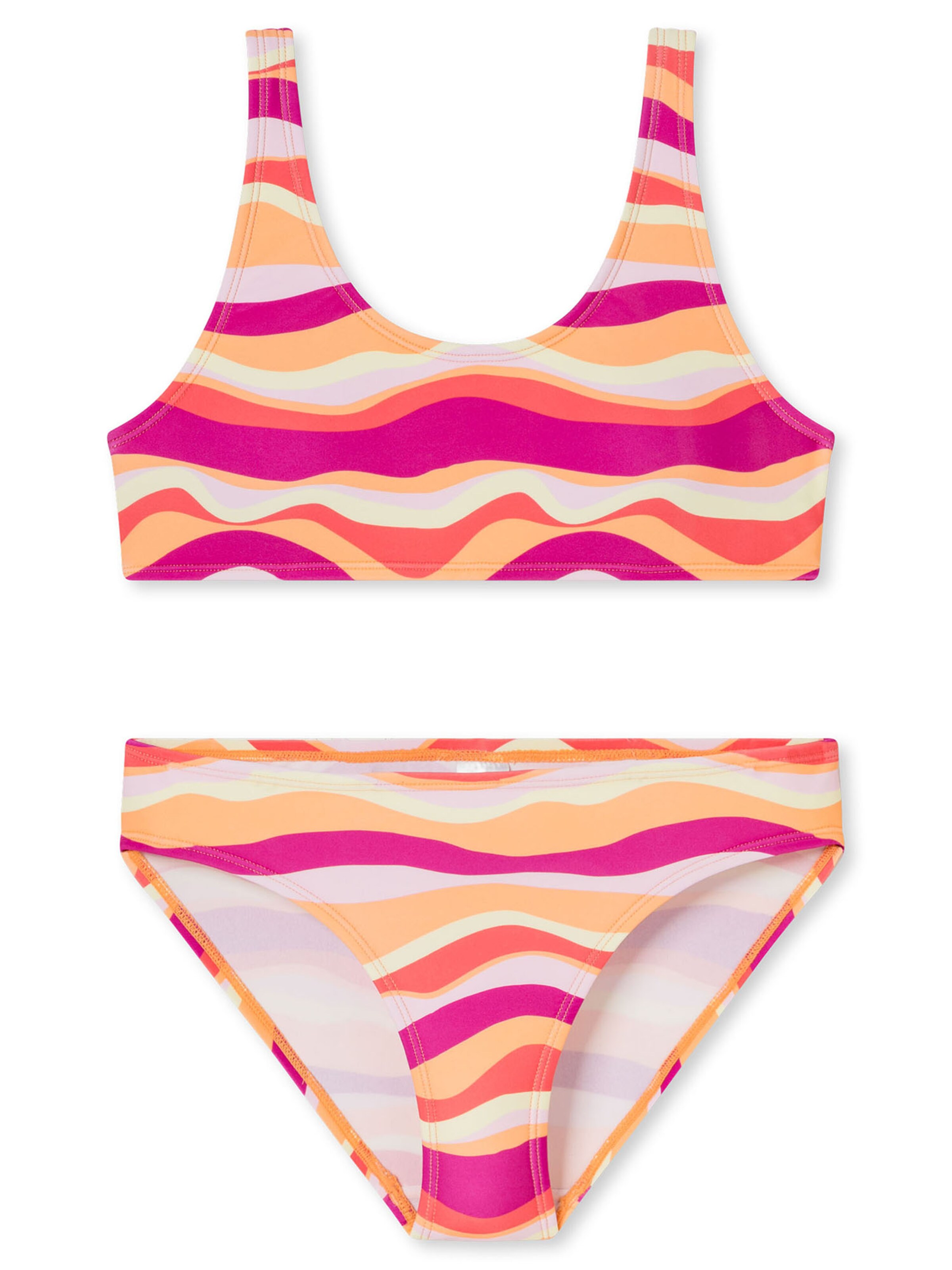 Bustier Bikini ' Aqua Teens ' SCHIESSER en orange : devant