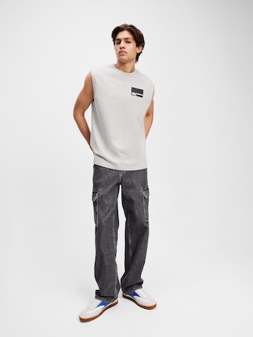 Débardeur ' TANKTOP MIT BOX-LOGO ' KARL LAGERFELD JEANS en gris