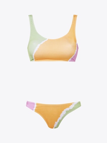 Bustier Bikini Rivus en jaune : devant