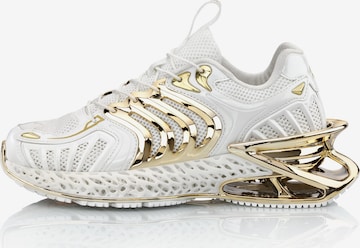 Plein Sport - Zapatillas deportivas bajas ' The Thunder Stroke Gen.x.02. ' en blanco: frente