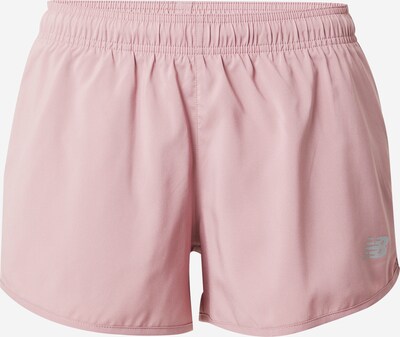 new balance Pantalon de sport 'Essentials' en rose / argent, Vue avec produit