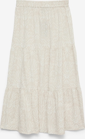 Jupe 'VMDICTHE' VERO MODA en beige : devant