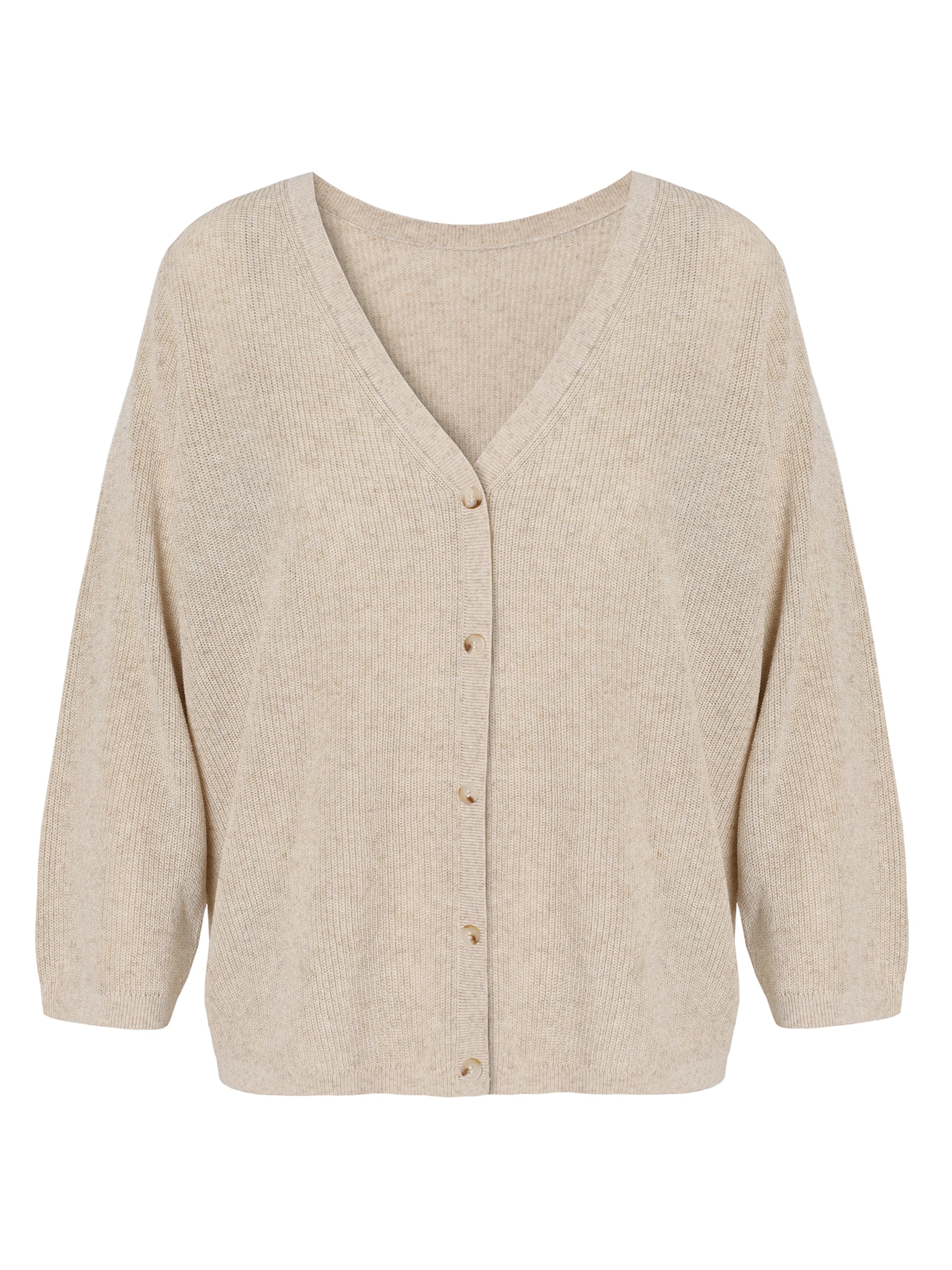 TATUUM Вязаная кофта 'ESTIKA' в Бежевый: спереди