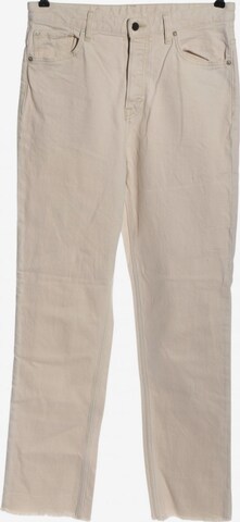 H&M High Waist Jeans 34 in Beige: predná strana
