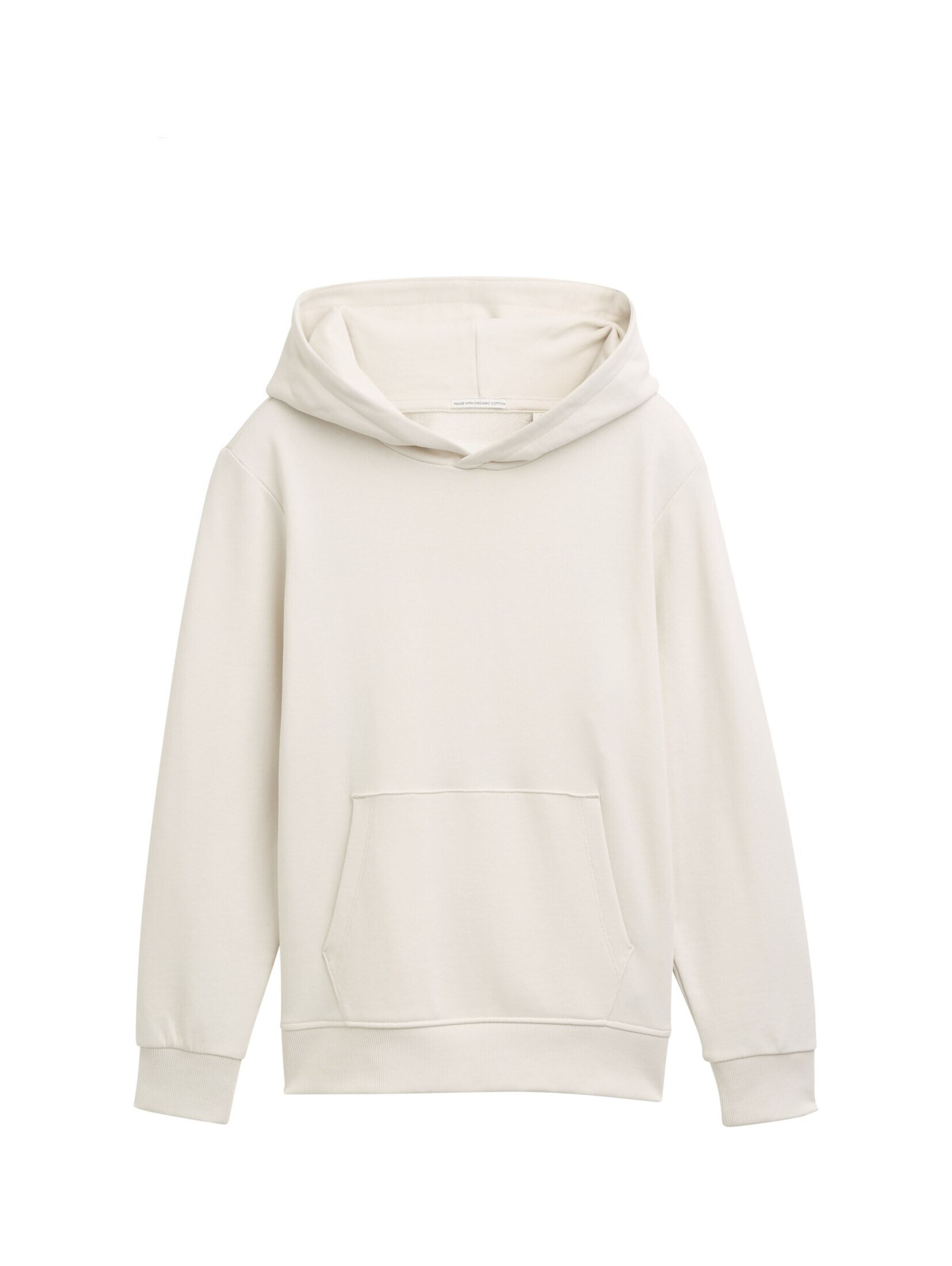 TOM TAILOR Sweatshirt in White: front