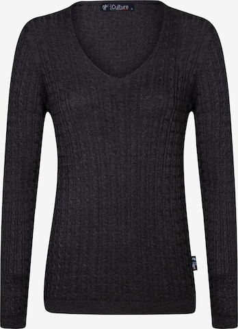 DENIM CULTURE Sweater 'Verla' in Grey: front