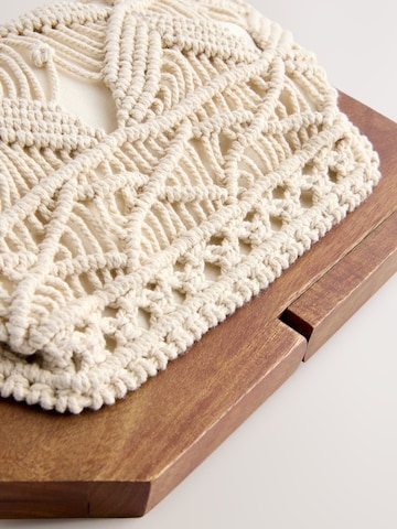 Pochette Next en blanc
