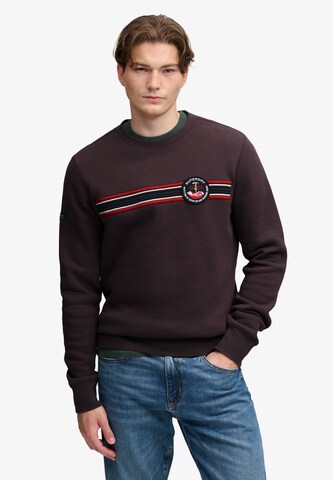 Sweat-shirt Superdry & Co en bleu : devant