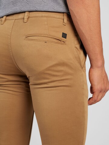 Coupe slim Pantalon chino BOSS en beige