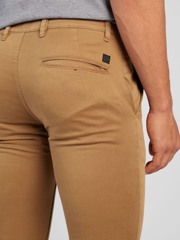 BOSS - Slimfit Calças chino em bege