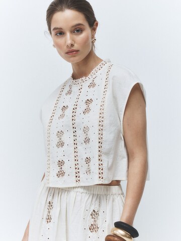 Next Bluse i beige