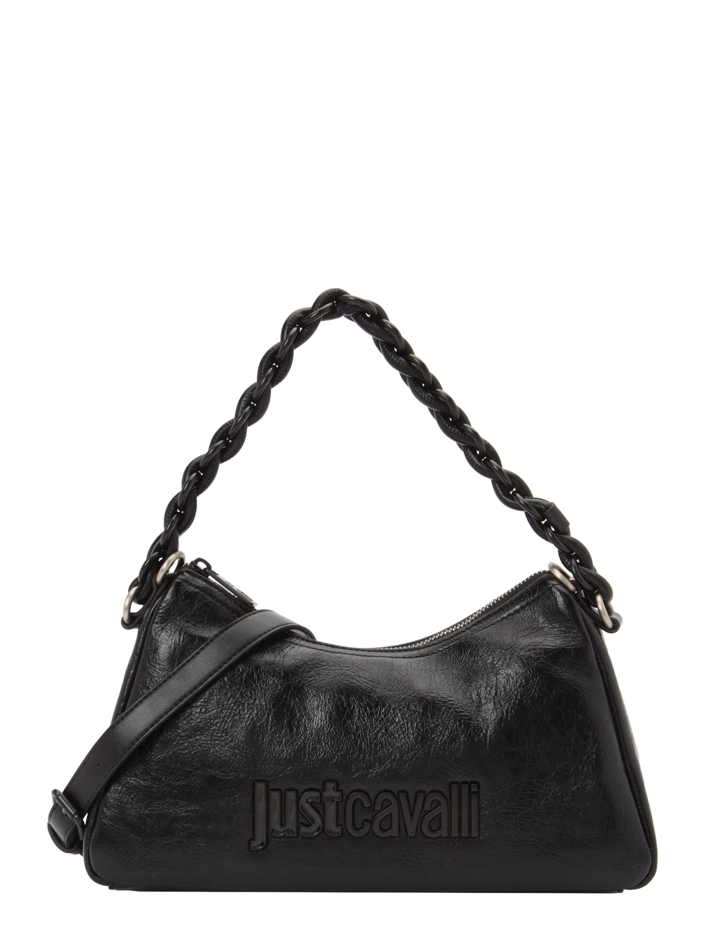 Borsa a spalla di Just Cavalli in nero: frontale