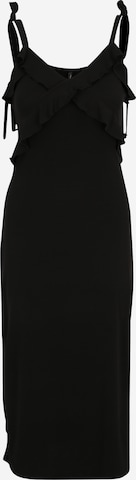 Only Petite فستان سهرة 'SANDY' بلون أسود: الأمام