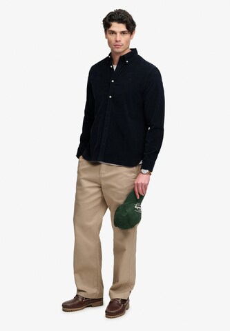 Superdry & Co Regular fit Overhemd 'CLASSIC' in Blauw