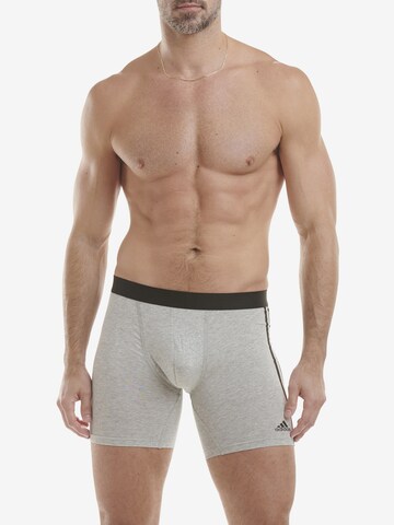 Sous-vêtements de sport ' BOXER BRIEF ' ADIDAS SPORTSWEAR en gris : devant