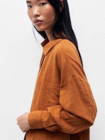 Pull&Bear Blus i brun