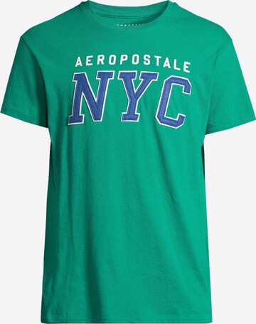 Tricou de la AÉROPOSTALE pe verde: față