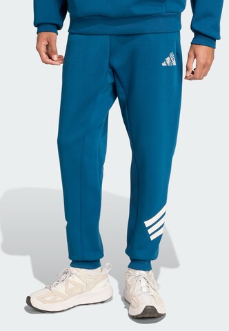 ADIDAS SPORTSWEAR Tapered Sportbroek 'Marvel Spider-Man' in Blauw: voorkant