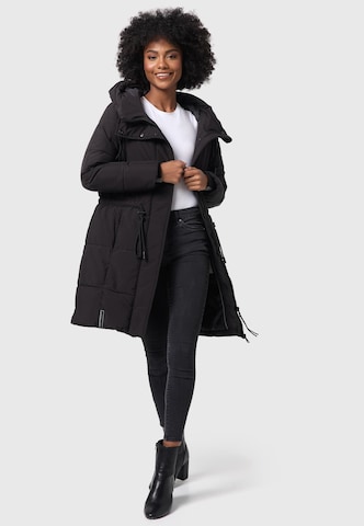 NAVAHOO Χειμερινό παλτό 'Zuckertatze XIV' σε μαύρο