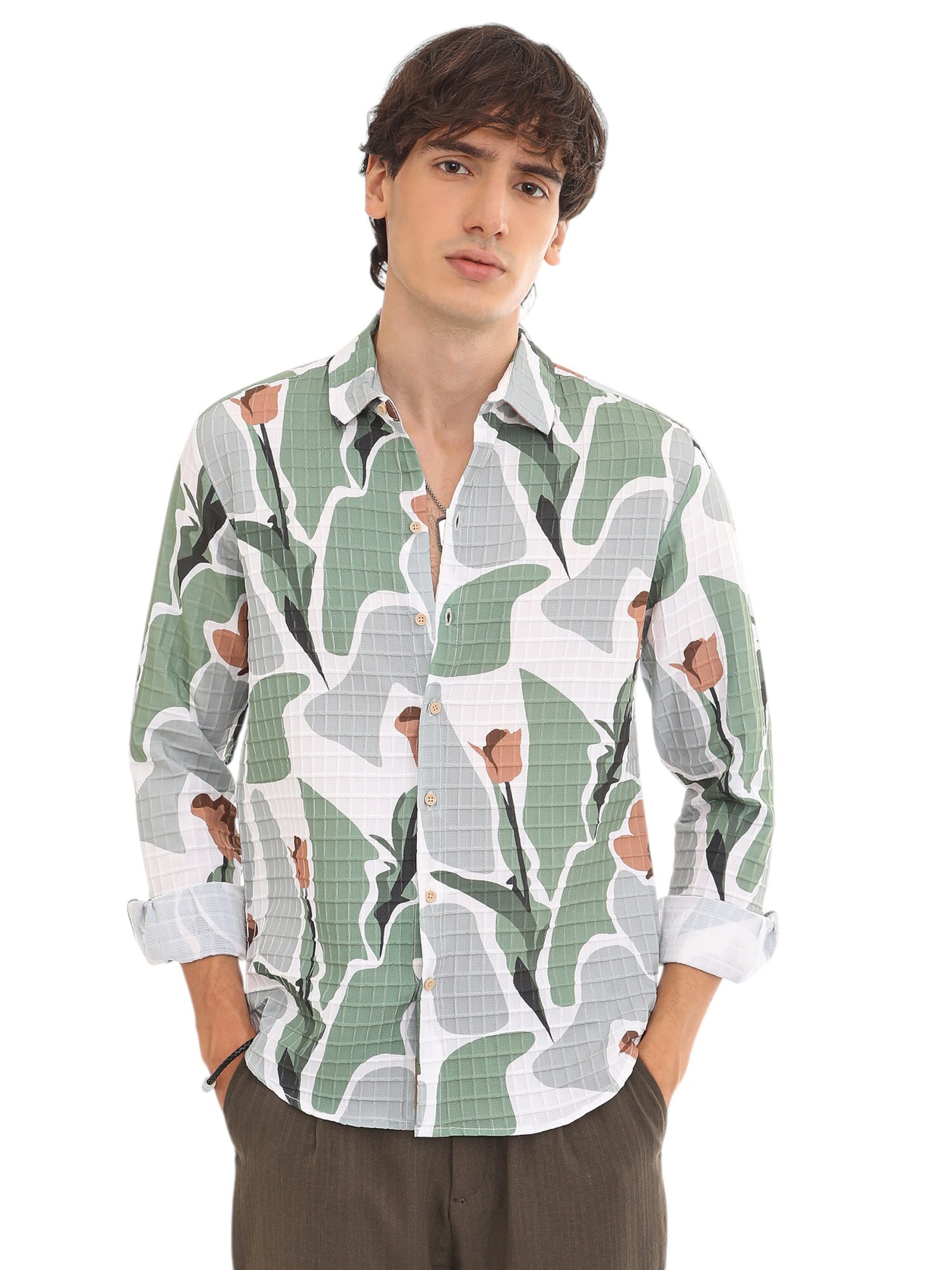 Campus Sutra Rovný strih Košeľa 'Lilliana' - Biela